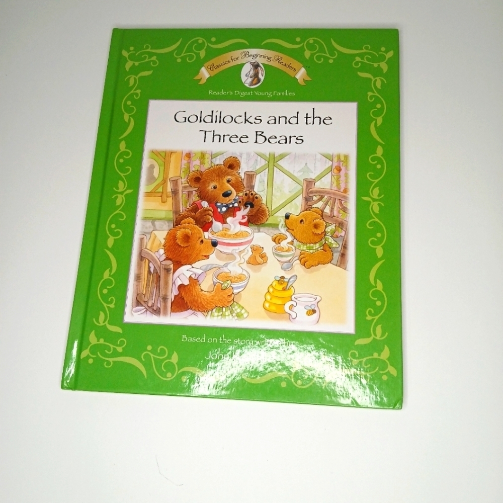 Readers Digest Young Families Goldilocks and the Three Bears Book VINTAGE 📚